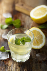 Poster - Homemade mint lemonade