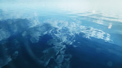 Wall Mural - Ripple on the surface of the water.