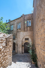 Wall Mural - Exterior view of Meryemana,Virgin Mary,Church in Mardin