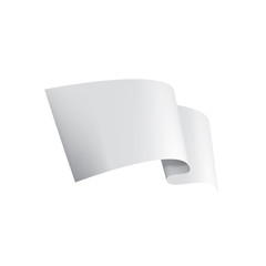 Wall Mural - Waving the white flag on a white background