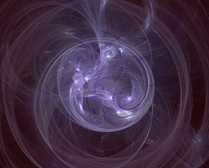 Poster - Abstrct Digital Artwork. The theme of the cosmos and the universe. Supernova explosion with Plasma filaments. Technologies of fractal graphics.