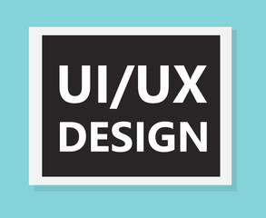 Poster - UI/UX design concept- vector illustration