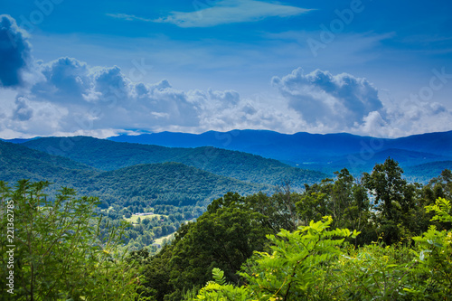 Fotografía Stormy Skies Over Blue Ridge Mountains