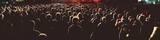 Fototapeta Tęcza - Panoramic view of the crowd in a concert