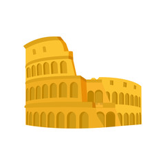 Canvas Print - medieval coliseum rome architecture design