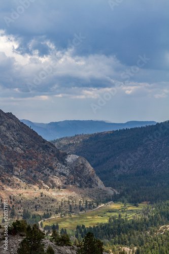 Fotografie, Obraz View of Mammoth Lakes From the Tram on Mammoth Mountain