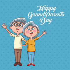 Poster - Happy grandparents day card