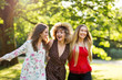 © pikselstock - Group Of Three Female Friends Having Fun Together