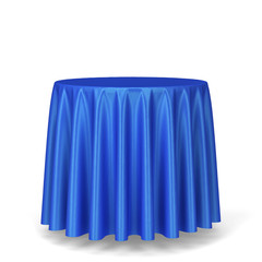 Wall Mural - Blank round tablecloth