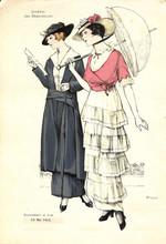 Gravure Le Journal Des Demoiselles Du 15 Mai 1915 5275