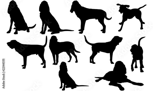 Download Bloodhound Dog Svg Files Cricut Silhouette Clip Art Vector Illustration Eps Black Overlay Buy This Stock Vector And Explore Similar Vectors At Adobe Stock Adobe Stock Yellowimages Mockups