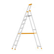 6316752 step ladder vector illustration flat style profile