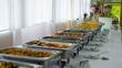 buffet food. catering food party at restaurant.