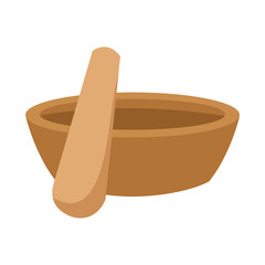 Sticker - Spa wooden stick and pot