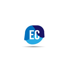 Initial Letter EC Logo Template Design