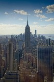 Fototapeta  - Shot of the EMpire State's surroundings from the Top of the Rock