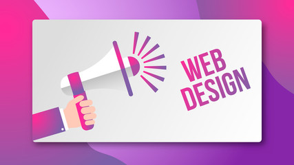 Fototapete - WEB DESIGN - SPEAKER CONCEPT