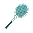 © Jemastock - Tennis racket equipment blue lines