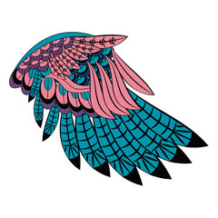 Sticker - Bird wings isolated