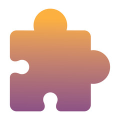 Sticker - puzzle piece icon 