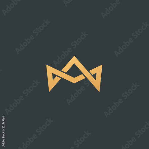 Fotografía Abstract vetor crown logo vector design