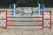 Show jumping bars barriers for riders on show jumping training