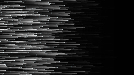 Poster - Abstract lines background. Connection structure. Geometric background. Abstract polygonal space. 4k rendering.