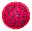 Dragon fruit isolated on white clipping path