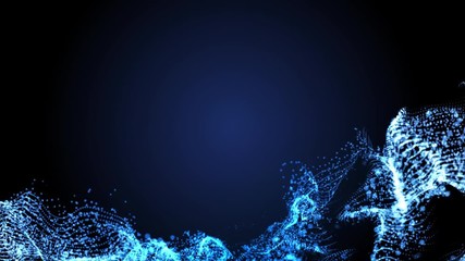 Poster - Twist Landscape Plasma Moving Particle Form Motion Background