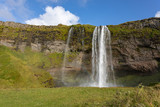 Fototapeta Tęcza - Seljalandsfoss Waterfall