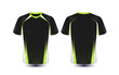 © pickup - Black and green layout e-sport t-shirt design template