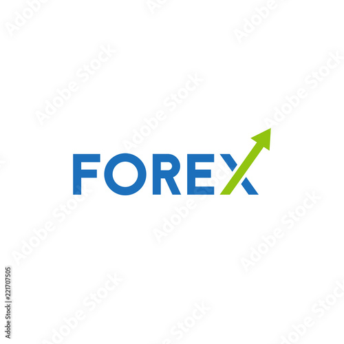 Forex Word With Arrow Vector Logo Icon Template Buy This Stock - 