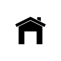 Aufkleber - garage icon. Element of simple icon. Premium quality graphic design icon. Signs and symbols collection icon for websites, web design, mobile app