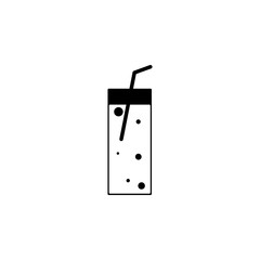 Aufkleber - cold drink in a glass icon. Element of simple icon. Premium quality graphic design icon. Signs and symbols collection icon for websites, web design, mobile app