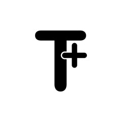 Aufkleber - increase font icon. Element of simple icon. Premium quality graphic design icon. Signs and symbols collection icon for websites, web design, mobile app