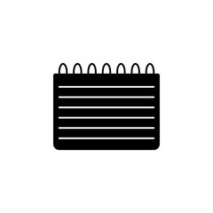 Aufkleber - notebook icon. element of simple icon. premium quality graphic design icon. signs and symbols collec