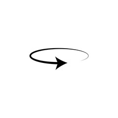 Poster - reversal arrow icon. Element of simple icon. Premium quality graphic design icon. Signs and symbols collection icon for websites, web design, mobile app