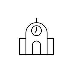 Poster - silo icon. Element of building and landmark outline icon for mobile concept and web apps. Thin line silo icon can be used for web and mobile