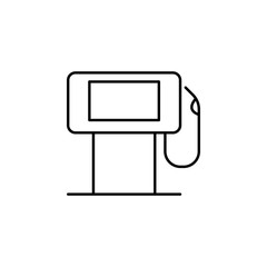 Aufkleber - refueling outline icon. element of ecology icon for mobile concept and web apps. thin line refueling