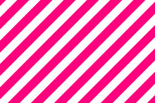 Pink Diagonal Stripes On White Background