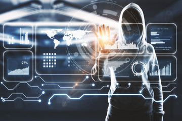 Poster - Future and ransomware concept