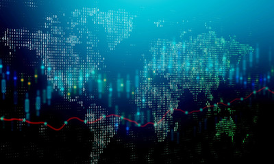 Aufkleber - Global travel and computing background