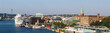 Kiel Innenstadt und Hafen Panorama