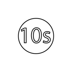 Poster - Timer sign icon. Element of image sign for mobile concept and web apps illustration. Thin line icon for website design and development, app development. Premium icon