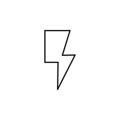 Poster - Flash sign icon. Element of image sign for mobile concept and web apps illustration. Thin line icon for website design and development, app development. Premium icon