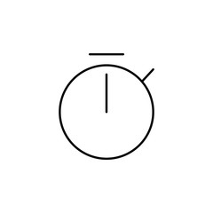 Poster - Stopwatch sign icon. Element of image sign for mobile concept and web apps illustration. Thin line icon for website design and development, app development. Premium icon