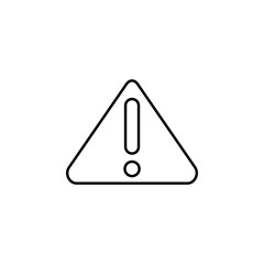 Aufkleber - danger. Element of construction icon for mobile concept and web apps. Thin line danger can be used for web and mobile
