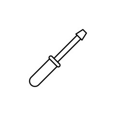Poster - wrench. Element of construction icon for mobile concept and web apps. Thin line wrench can be used for web and mobile