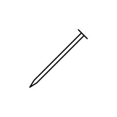 Poster - screw. Element of construction icon for mobile concept and web apps. Thin line screw can be used for web and mobile