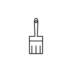 Poster - paint brush. Element of construction icon for mobile concept and web apps. Thin line paint brush can be used for web and mobile